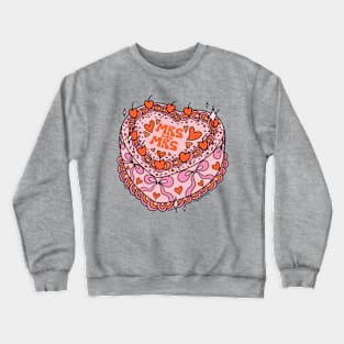 Mrs. and Mrs. Cake Crewneck Sweatshirt